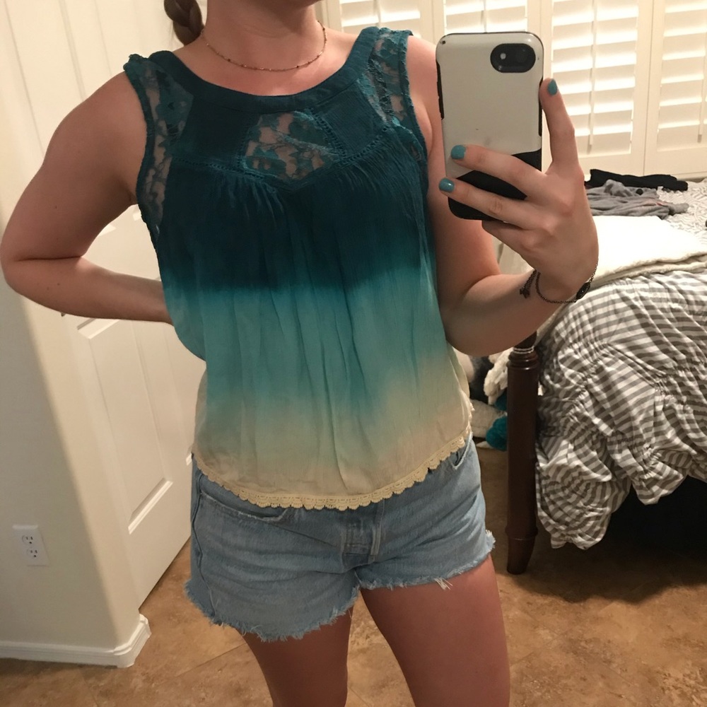 Lace tank top